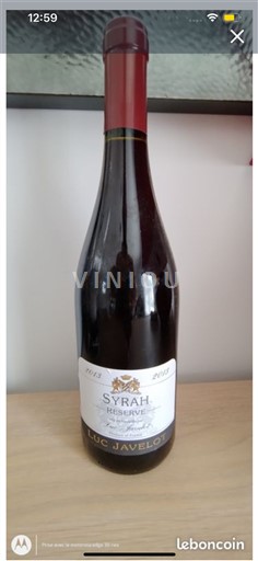 Vallée du Rhône Luc Javelot Réserve 2013