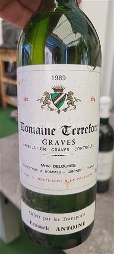 Bordeaux Graves Domaine Terrefort 1989