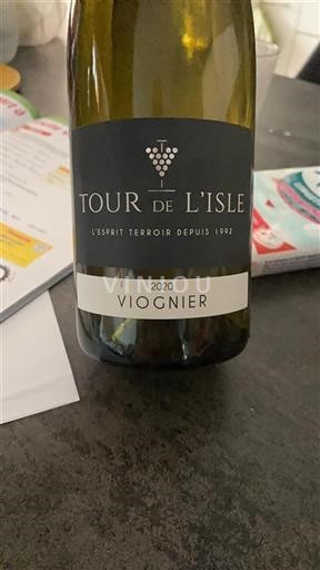 Loire-dalen Wien Tour de l'Isle Viognier 2020