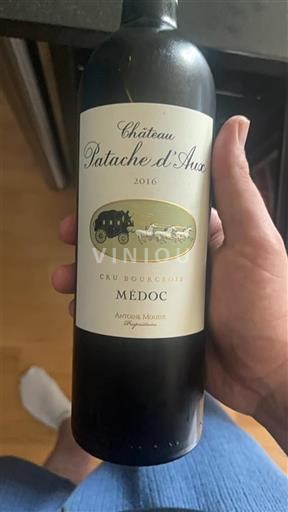 Bordeaux Médoc Cru Bourgeois Patache Aux 2016