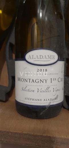 Borgogna Montagny Premier Cru Domaine Stéphane Aladame Sélection Vieilles Vignes 2018