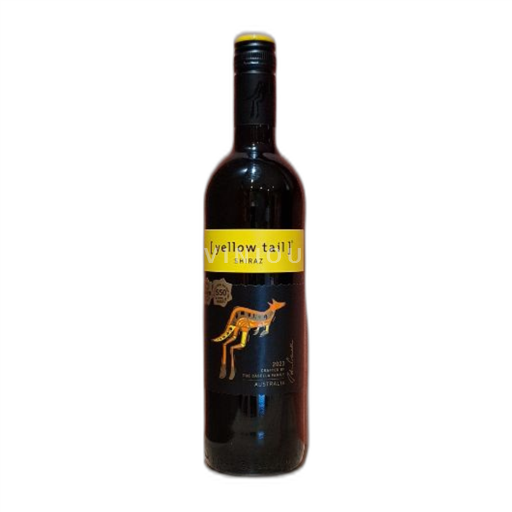 Vin Rouge sec Shiraz Yellow Tail 2023 Australie Nouvelle-Galles-du-Sud New England Australia