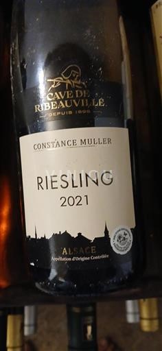 Alsace Grand Cru Cave de Ribeauvillé Constance Muller 2021