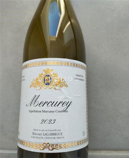 Bourgogne Mercurey Bernard Lagarrigue 2023