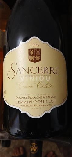 Valle della Loira Sancerre Domaine Francine & Maxime Lemain-Pouillot Colette 2023