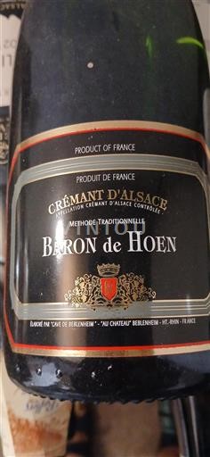 Elsass Crémant d'Alsace Grand Cru Baron de Hoen Ohne Jahrgang