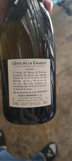 Loire-dalen Côtes de la Charité Domaine Les Chaumes 2020