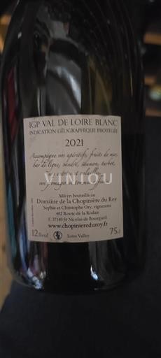 Loire-dalen Loiredalen Domaine La Chopinière du Roy 2021