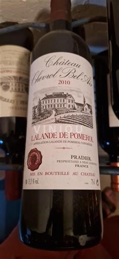 Bordeaux Lalande-de-Pomerol Château Chevrol Bel Air 2010