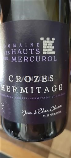 Valle del Rodano Crozes-Hermitage Domaine Les Hauts de Mercurol Senza annata