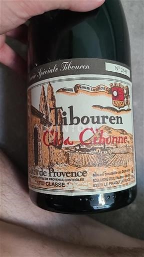 Provence Côtes-de-Provence Cru Classé Clos Cibonne Tibouren Spéciale 2014
