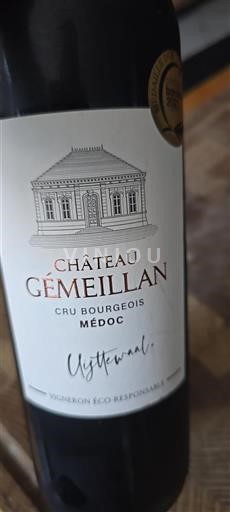 Bordeaux Médoc Cru Bourgeois Château Gémeillan Uijttewaal Non Millésimé