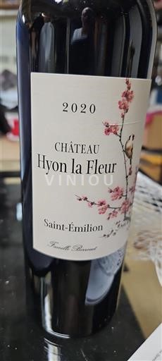 Bordeaux Saint-Émilion Château Hyon la Fleur 2020