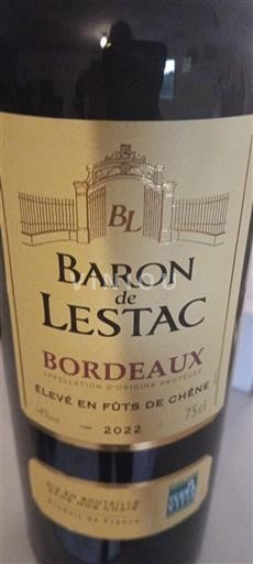 Bordeaux Baron de Lestac 2022