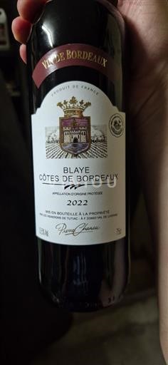 Bordeaux Blaye-Côtes-de-Bordeaux Vignerons de Tutiac 2022
