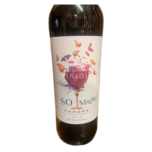 Vin Rouge sec So Malbec 2019 France Sud-Ouest Cahors