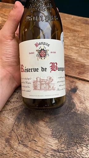 Vallée du Rhône Côtes-du-rhône Bonpas Réserve de Bonpas Non Millésimé