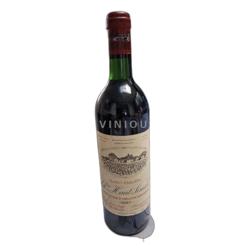 Bordeaux Saint-Émilion Château Haut-Mazières 1987 1987