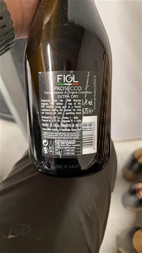 Vin Effervescent Blanc extra-sec Fiol Non millésimé Italie Vénétie Prosecco
