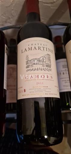 Sudoeste Cahors Château Lamartine 2011