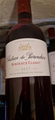 Bordeaux Bordeaux clairet Château Parenchère 2017