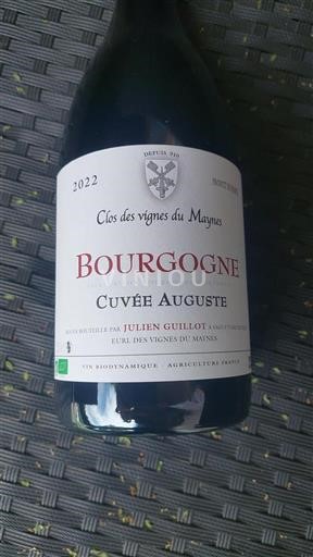 Bourgogne Clos des vignes du Maynes Auguste 2022