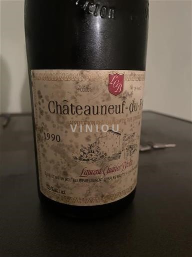 Rhônedalen Châteauneuf-du-Pape Laurent Charles Brotte 1990