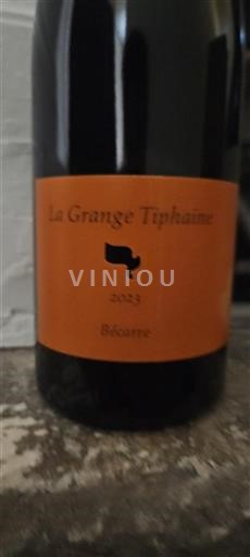 Vin Rouge sec Bécarre La Grange Tiphaine 2023 France Vallée de la Loire