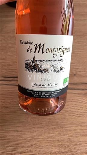 Regionen des Ostens Côte de Meuse Domaine Montrignon Gris Ohne Jahrgang