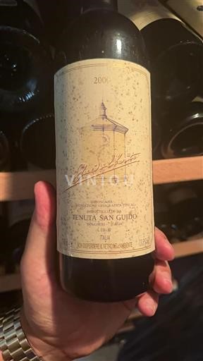 Toscana Bolgheri Tenuta San Guido Sassicaia 2000