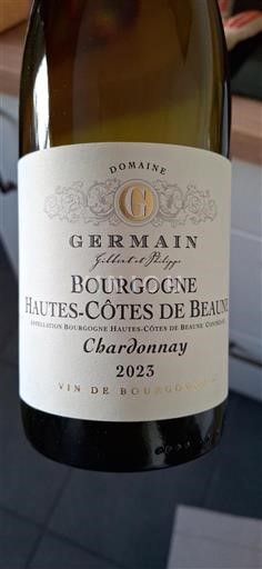 Burgundi Beaunen Ylämaat Domaine Germain Chardonnay 2023