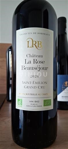 Bordeaux Saint-Émilion Grand Cru Grand Cru Château La Rose Beauséjour 2020