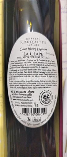 Languedoc La Clape Château Rouquette sur Mer Henry Lapierre 2021