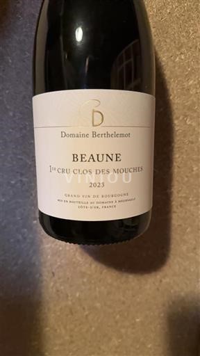 Bourgogne Beaune Premier Cru Domaine Berthelemot Clos des Mouches 2023