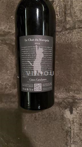 Languedoc og Roussillon Catalansk skråning Clos des Fées Le Chat du Marquis 2019