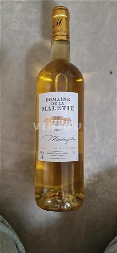 Sud-Ovest Monbazillac Domaine La Maletie 2017