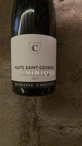 Bourgondië Nuits-saint-georges Premier Cru Domaine Chicotot Vieilles Vignes 2017