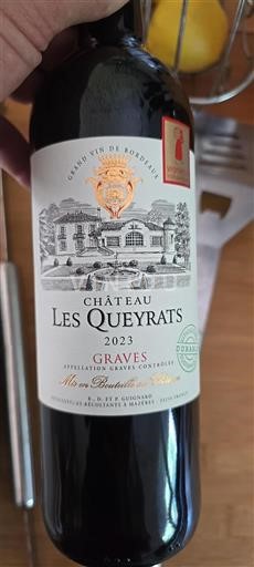 Bordeaux Graves Château Les Queyrats 2023