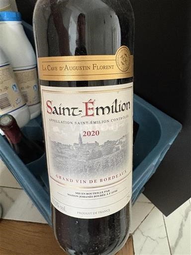 Bordeaux Saint-Émilion La Cave Augustin Florent 2020
