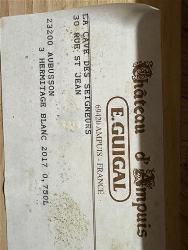 Valle del Rodano Hermitage E. Guigal 2017