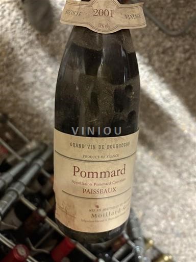 Borgogna Pommard Moillard-Grivot Paisseaux 2001