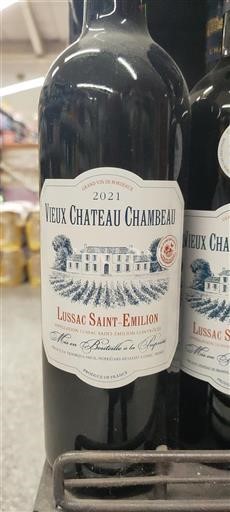 Bordeaux Lussac-saint-émilion Château Vieux Chambeau 2021