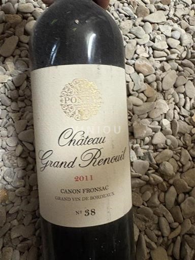 Bordeaux Canon-Fronsac Château Grand Renouil 2011
