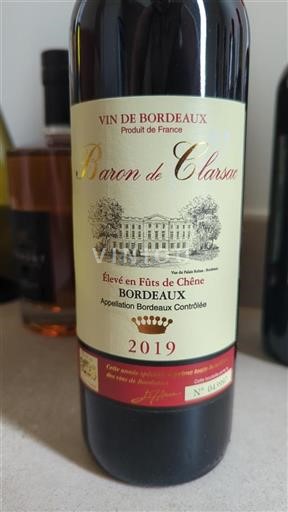 Bordeaux Baron de Clarsac 2019