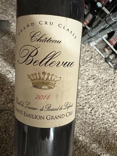 Bordeaux Saint-Émilion Grand Cru Grand Cru Bellevue 2014