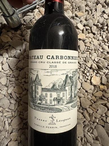 Bordeaux Pessac-Léognan Grand Cru Carbonnieux 2018