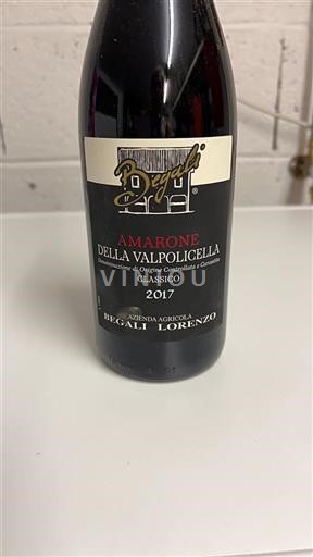 Veneto Amarone della Valpolicella Begali Lorenzo 2017