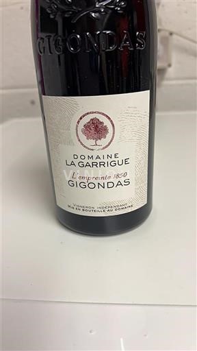 Valle del Rodano Gigondas Domaine La Garrigue L'empreinte 1850 2021