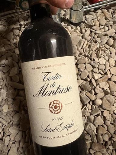 Burdeos Saint-Estèphe Montrose Tertio de Montrose 2016