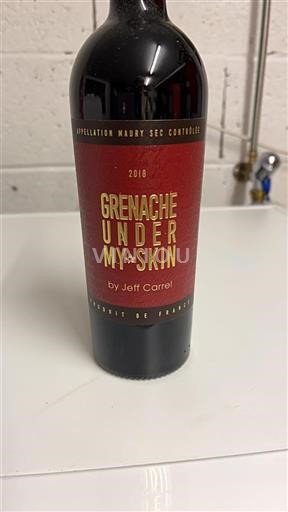 Roussillon Maury secco Jeff Carrel Grenache Under My Skin 2018